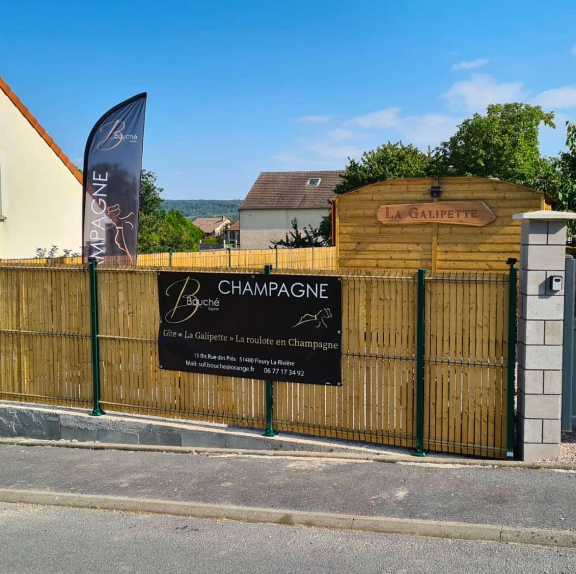 La Galipette, Charmant Chalet En Champagne Fleury-la-Riviere 外观 照片